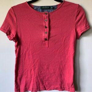 Ralph Lauren salmon/coral pink T-shirt
